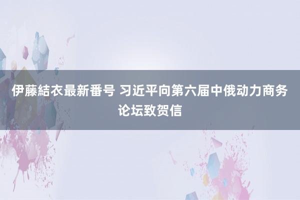 伊藤結衣最新番号 习近平向第六届中俄动力商务论坛致贺信