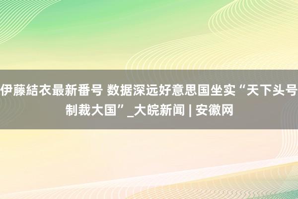 伊藤結衣最新番号 数据深远好意思国坐实“天下头号制裁大国”_大皖新闻 | 安徽网