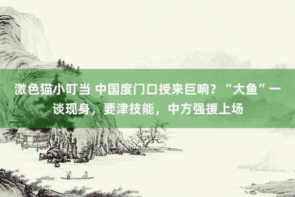 激色猫小叮当 中国度门口授来巨响？“大鱼”一谈现身，要津技能，中方强援上场