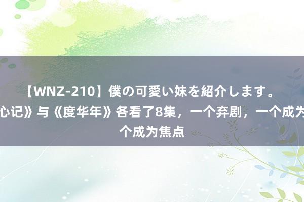 【WNZ-210】僕の可愛い妹を紹介します。 《颜心记》与《度华年》各看了8集，一个弃剧，一个成为焦点