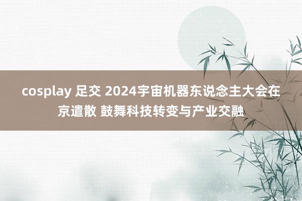 cosplay 足交 2024宇宙机器东说念主大会在京遣散 鼓舞科技转变与产业交融